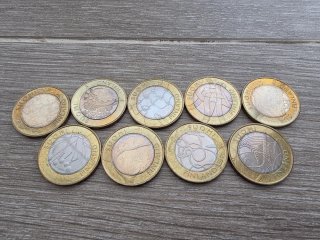 9 Monedas 5€ Provincias Finlandia 2011