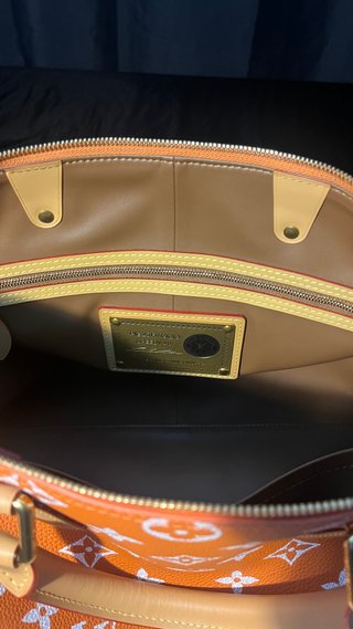 Louis Vuitton Speedy P9 40 Naranja/Blanco