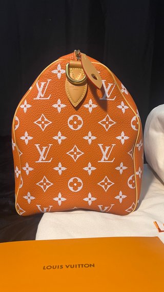 Louis Vuitton Speedy P9 40 Naranja/Blanco