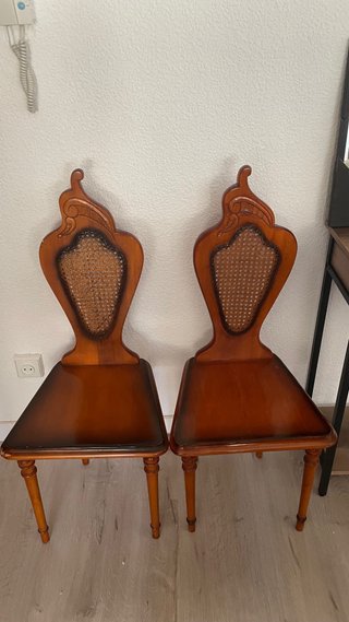 2 Sillas Vintage Madera