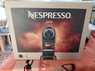 Cafetera Nespresso Krups Citiz Plata