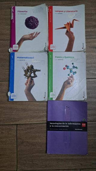 Libros primero de Bachillerato Santillana