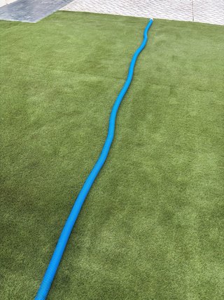 Tubo limpiafondos piscina 7m azul