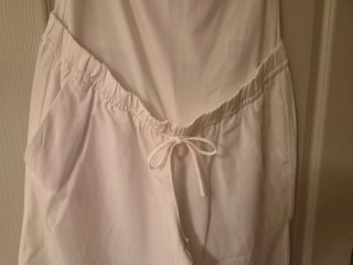 Pantalón premamá H&M Talla M Blanco