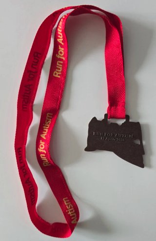 Medaglia Finisher Run for Autism 2026
