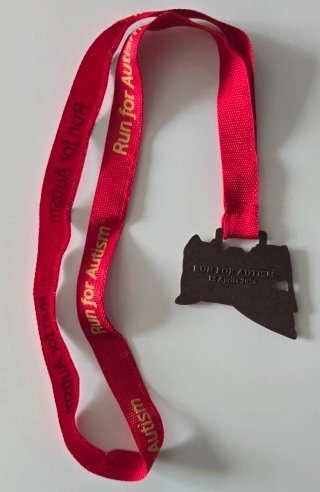 Medaglia Finisher Run for Autism 2026