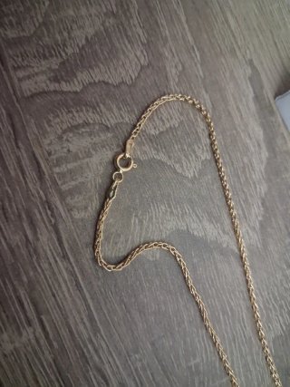 Cadena de oro y cruz de 9kl NUEVA