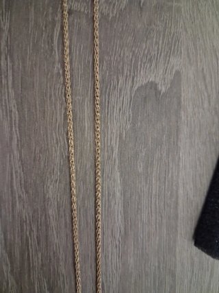 Cadena de oro y cruz de 9kl NUEVA