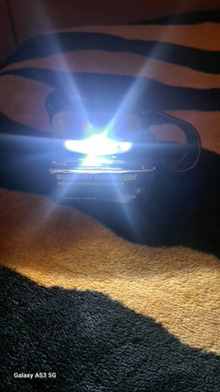 Linterna frontal outdoor headlight