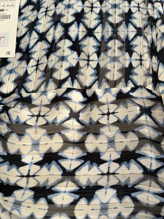 Vestido Zara Drapado Estampado Talla M
