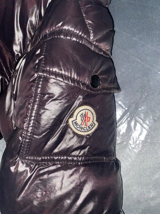 Chaqueta Moncler Negra Brillante