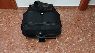 Transportín para bicicleta con bolsa