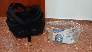 Transportín para bicicleta con bolsa