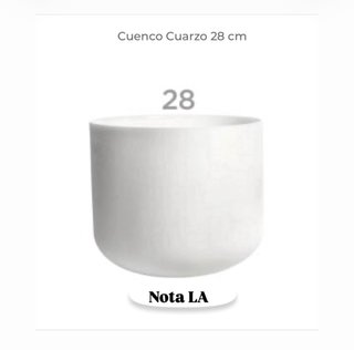 Cuenco Cuarzo 28 cm