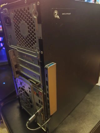 PC Desktop HP Nero/Argento