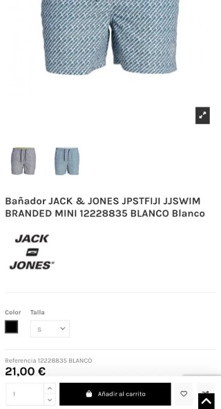 Bañador Jack & Jones Talla S