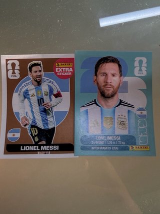 Cromo Lionel Messi extra BRONCE! NEGOCIABLE...