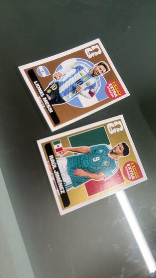 Cromo Lionel Messi extra BRONCE! NEGOCIABLE...
