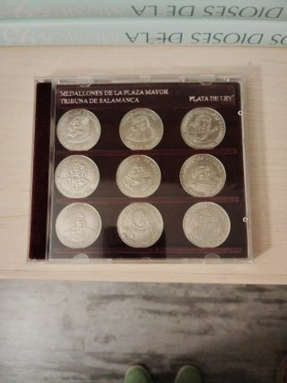 20 monedas con medallones Plaza Mayor de Salamanca