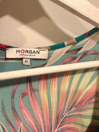 Vestido estampado Morgan talla M