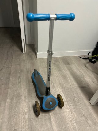 Patinete infantil Globber 3 ruedas azul
