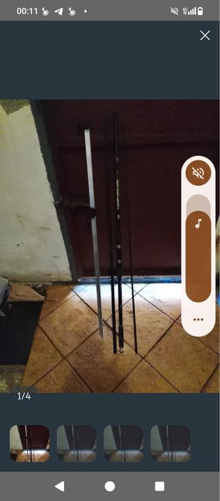 Caña de pescar y pincho