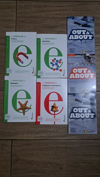 Libros escolares a 5 cada uno