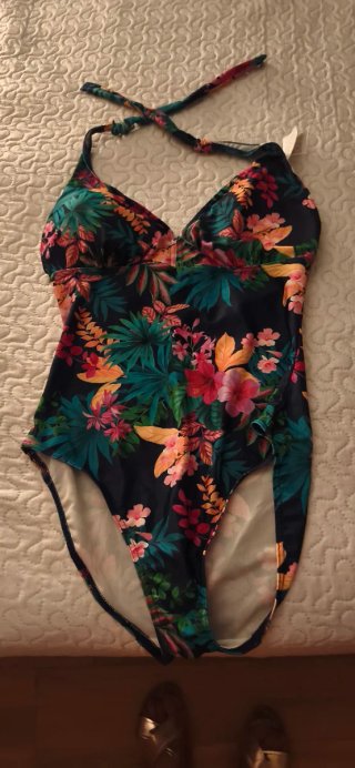 Bañador Mujer Decathlon Talla 42/44 Azul