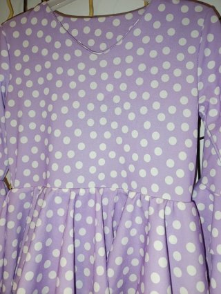 Traje Flamenca Niña Elástico lila