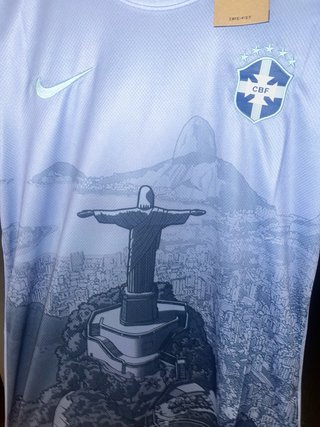 Maglia Brasile CBF Nike Azzurra Nuova taglia s
