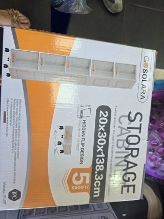 Organizzatore 5 ripiani bianco