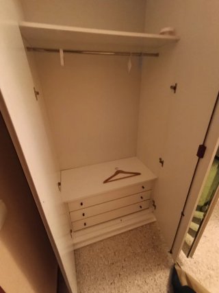 Armario 4 puertas cristal blanco