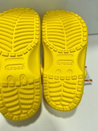 Crocs bimbo gialle 32/33