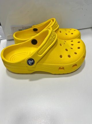Crocs bimbo gialle 32/33