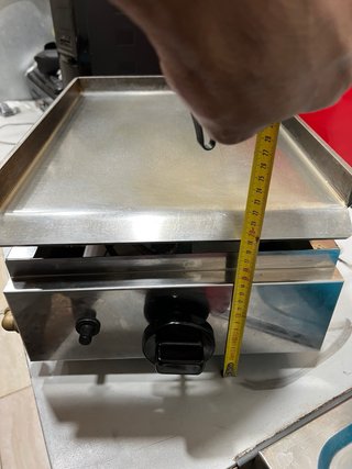 Plancha de gas profesional es de cromo duro