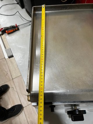 Plancha de gas profesional es de cromo duro
