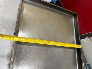 Plancha de gas profesional es de cromo duro