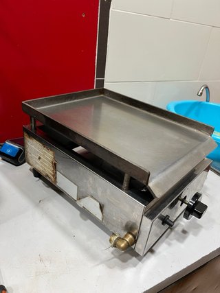 Plancha de gas profesional es de cromo duro