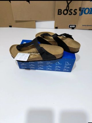 Birkenstock Gizeh Talla 40 Negro Marrón