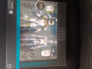 Star Wars Black Series Clone Commando & B1 Droid