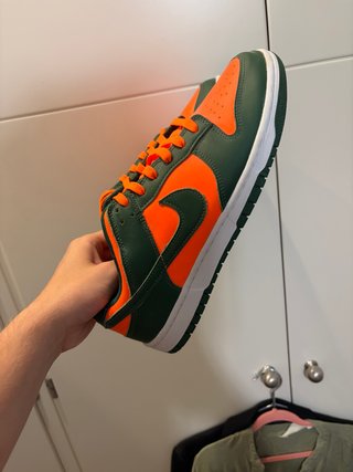 Nike Dunk Low Naranja Verde Talla 45 Miami