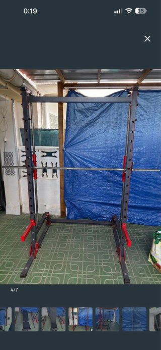 Máquina Poleas y Smith con Pesas