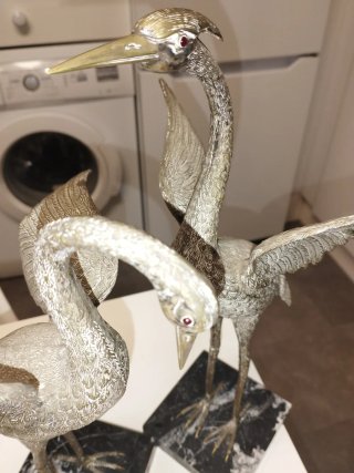 Garzas Vintage Alpaca y Mármol