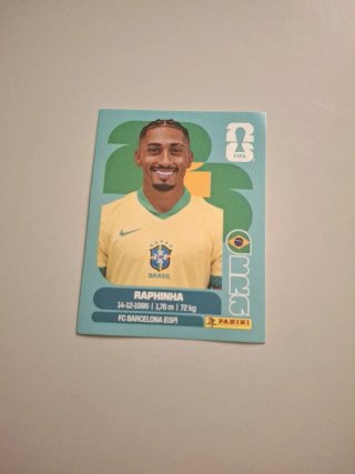Cromo Raphinha Brasil Mundial FIFA 2022