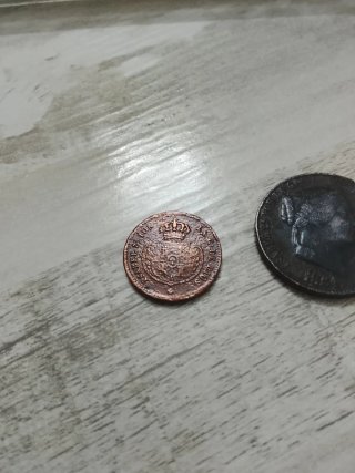 Monedas antiguas españolas (Isabel II, Fernando VI