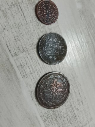 Monedas antiguas españolas (Isabel II, Fernando VI
