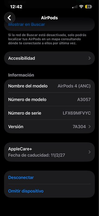 Apple AirPods (4ª gen) Blancos