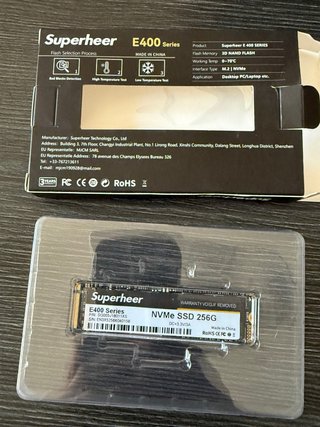 SSD M.2 NVMe 256GB Superheer E400