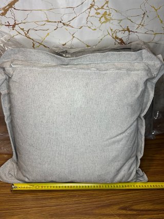 2 Cojines Nuevos Tela Gris