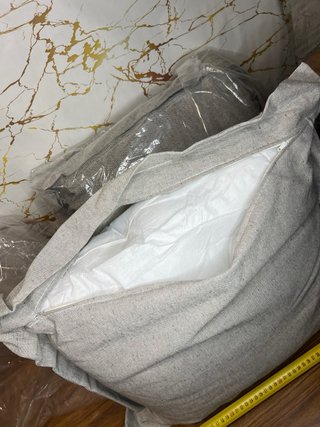 2 Cojines Nuevos Tela Gris